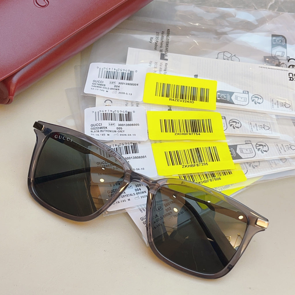 Gucci GG2246SK Fashion Yellow Lens Sunglasses for Men & Women - 464929 - detail image 4