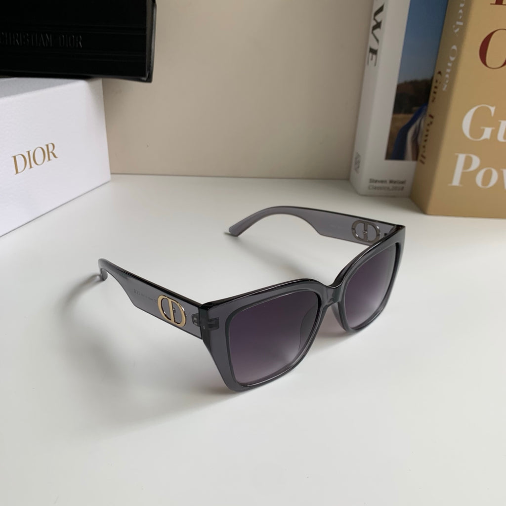 Dior Polarized Square Silver Lens Sunglasses for Men & Women - 398702