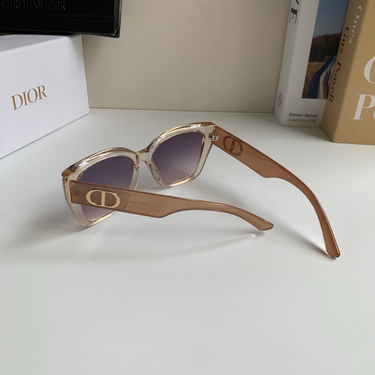 Dior Polarized Square Silver Lens Sunglasses for Men & Women - 486879 - detail image 6