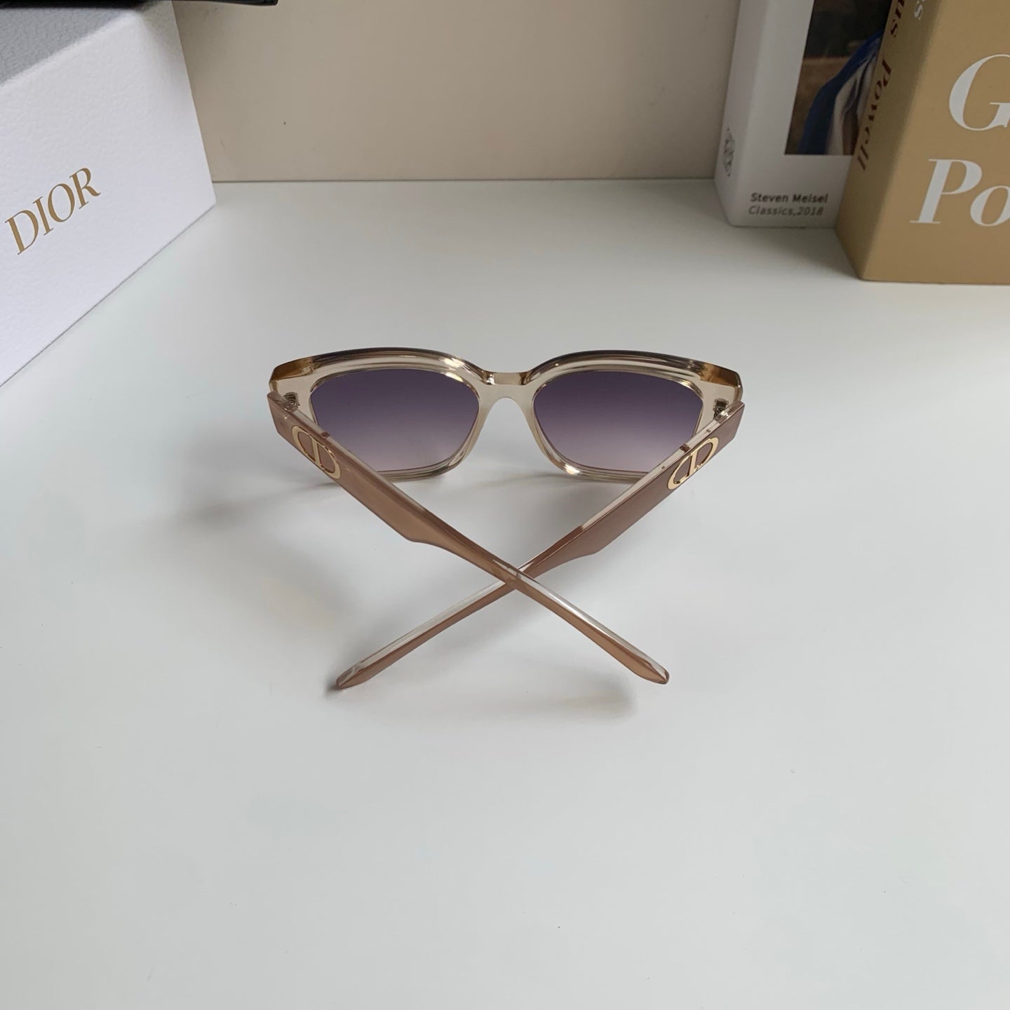 Dior Polarized Square Silver Lens Sunglasses for Men & Women - 398703 - detail image 8