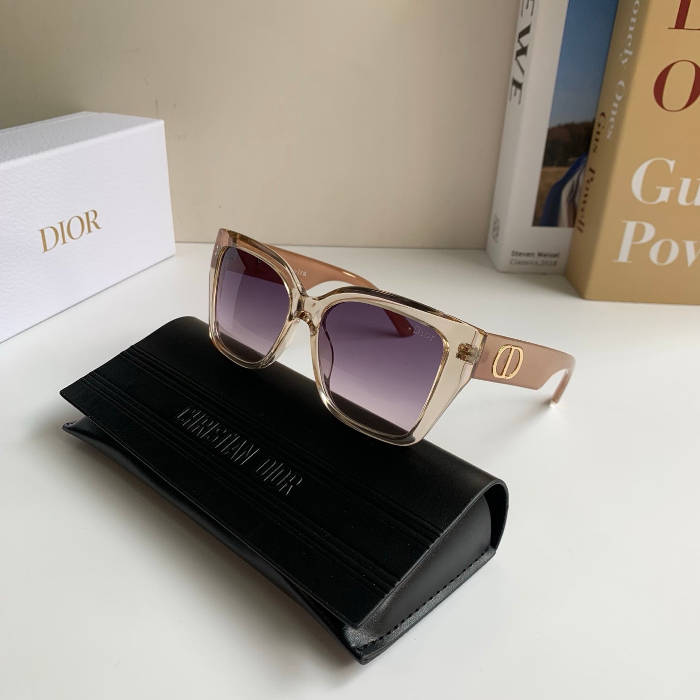 Dior Polarized Square Silver Lens Sunglasses for Men & Women - 486879 - detail image 4