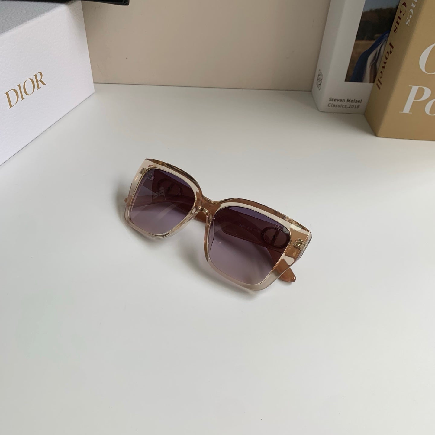 Dior Polarized Square Silver Lens Sunglasses for Men & Women - 398703 - detail image 3