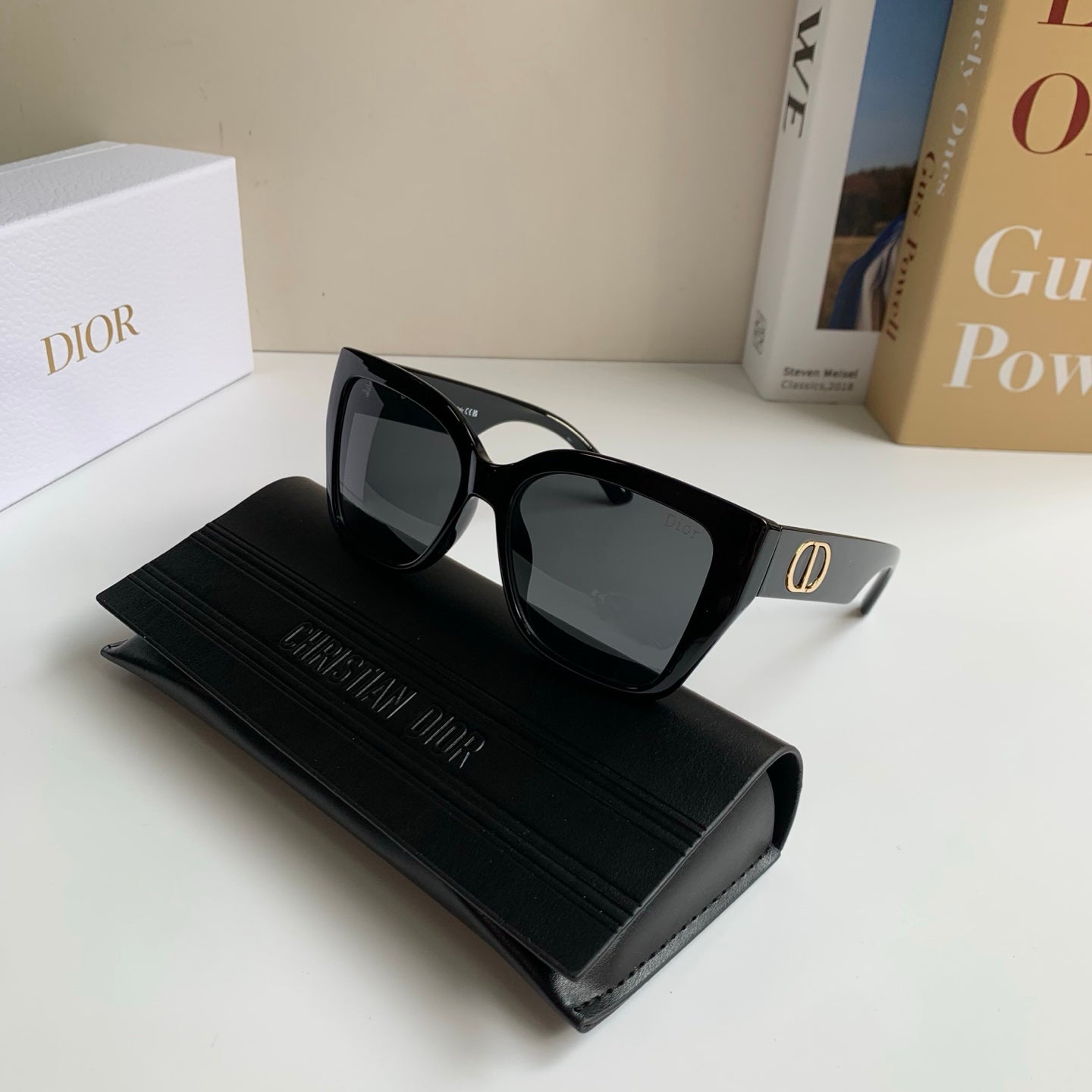 Dior Polarized Square Silver Lens Sunglasses for Men & Women - 398704 - detail image 5