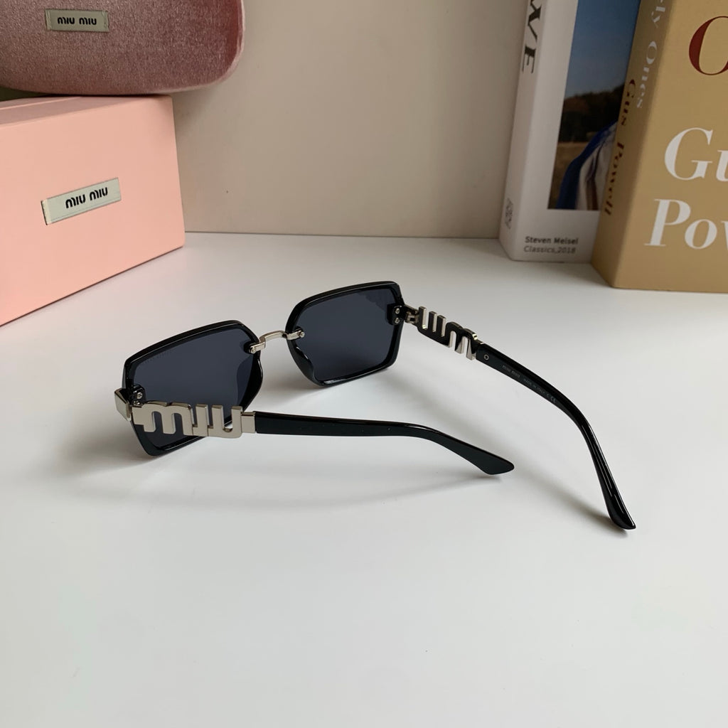 Miu Miu Square Silver Lens Sunglasses for Men & Women - 399202 - detail image 7