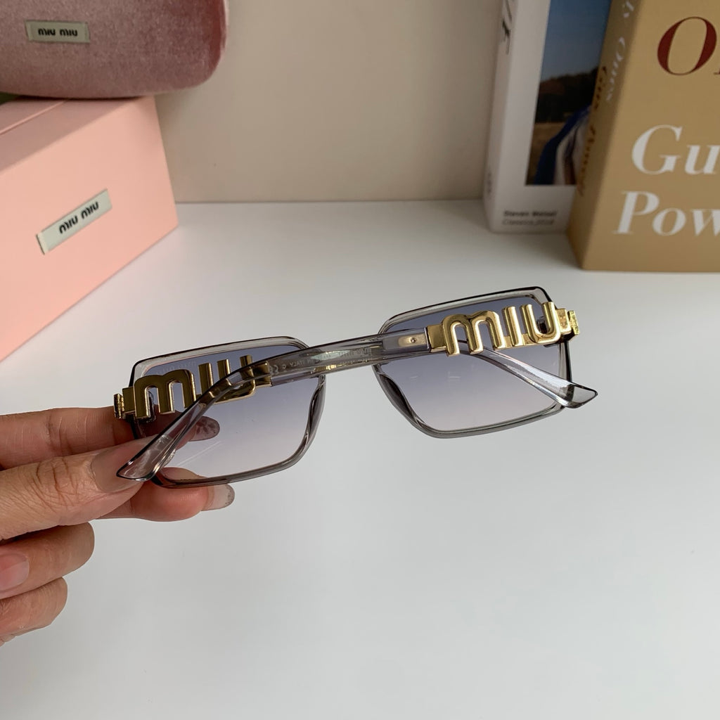 Miu Miu Square Silver Lens Sunglasses for Men & Women - 487687 - detail image 6