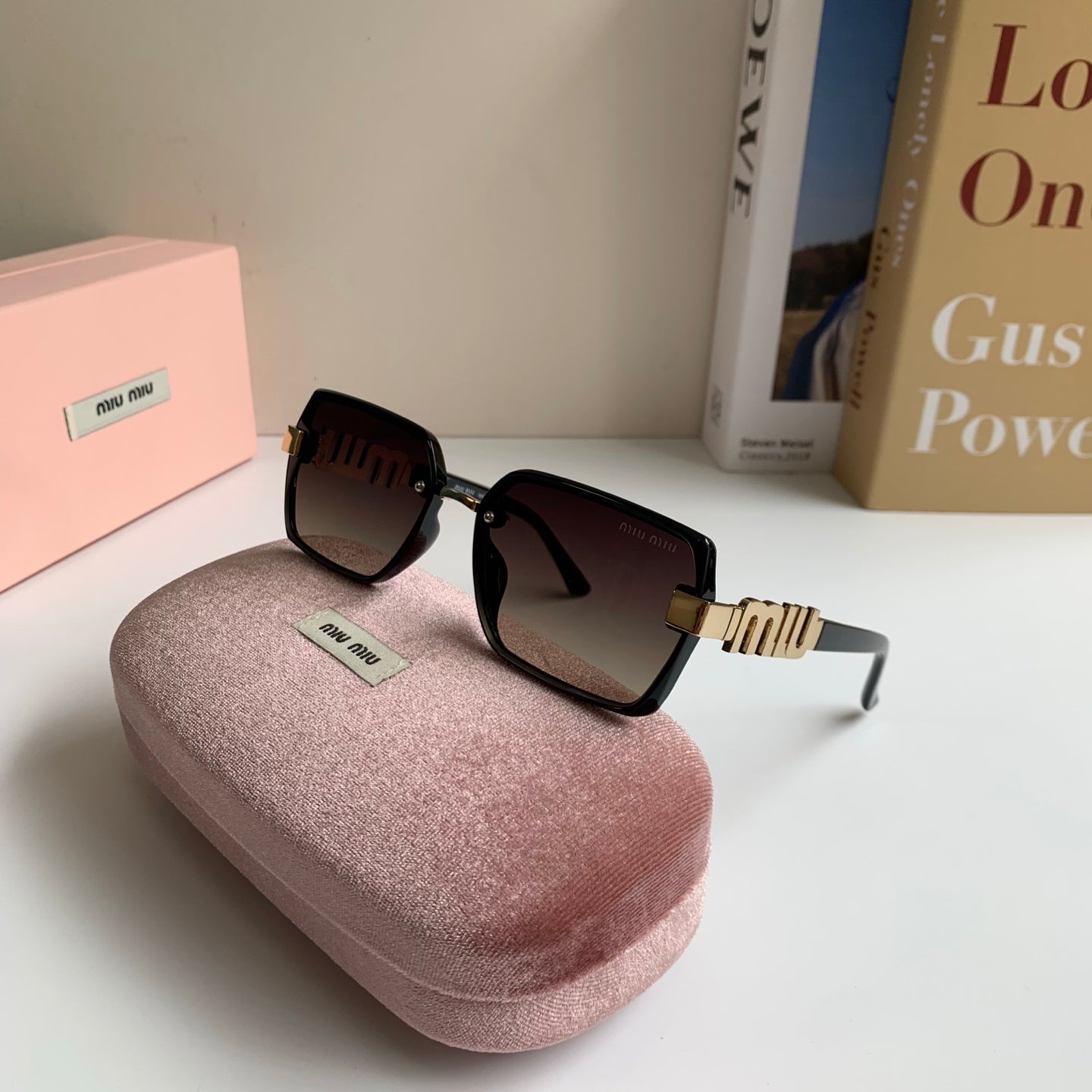 Miu Miu Square Silver Lens Sunglasses for Men & Women - 487688 - detail image 4