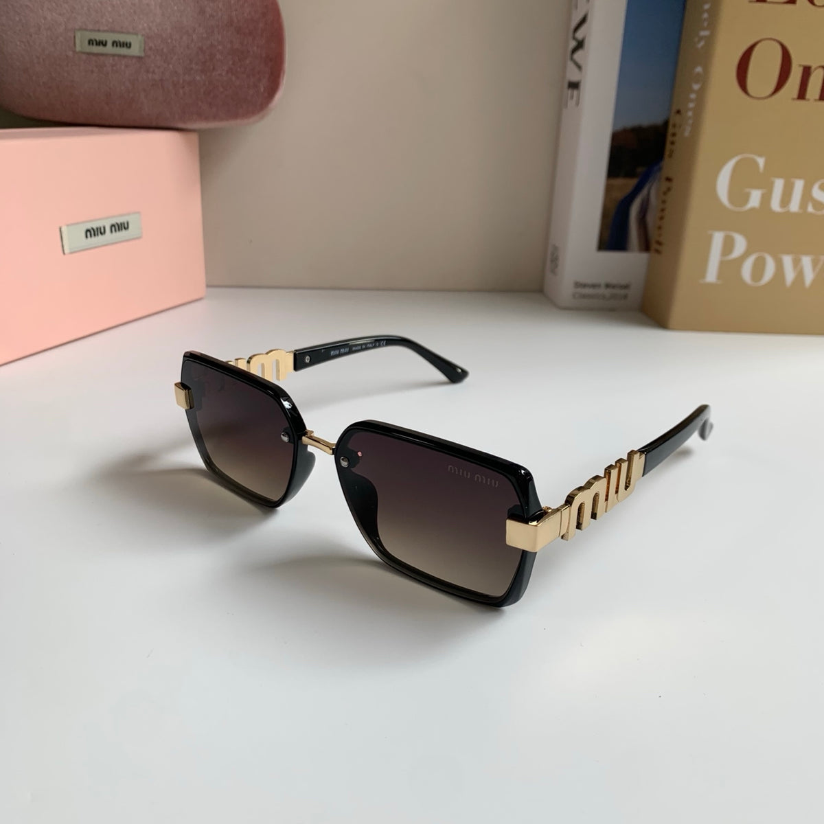 Miu Miu Square Silver Lens Sunglasses for Men & Women - 399204 - detail image 2