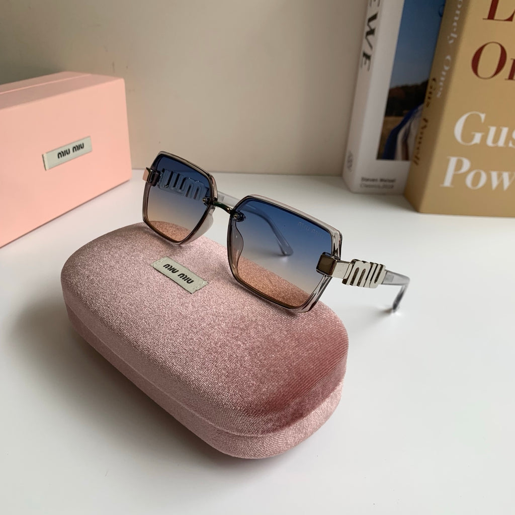 Miu Miu Square Silver Lens Sunglasses for Men & Women - 487689 - detail image 5