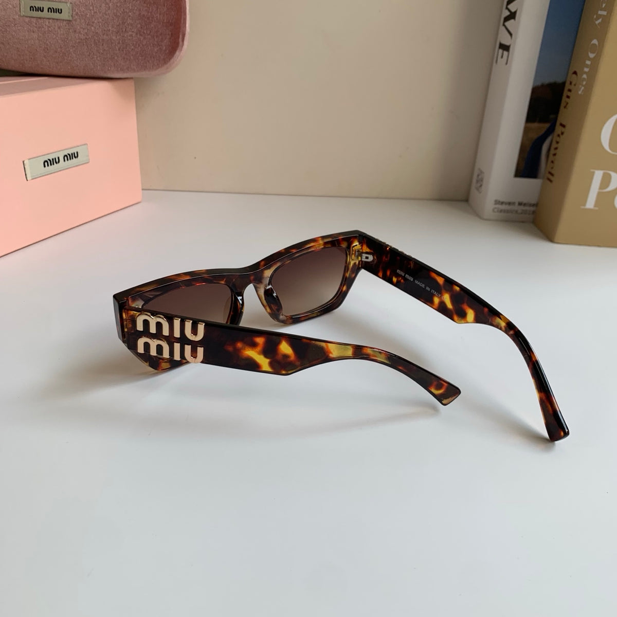 Miu Miu Square Red Lens Sunglasses for Men & Women - 416257 - detail image 7