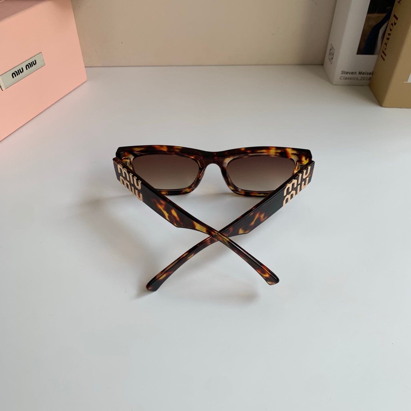 Miu Miu Square Red Lens Sunglasses for Men & Women - 416257 - detail image 9