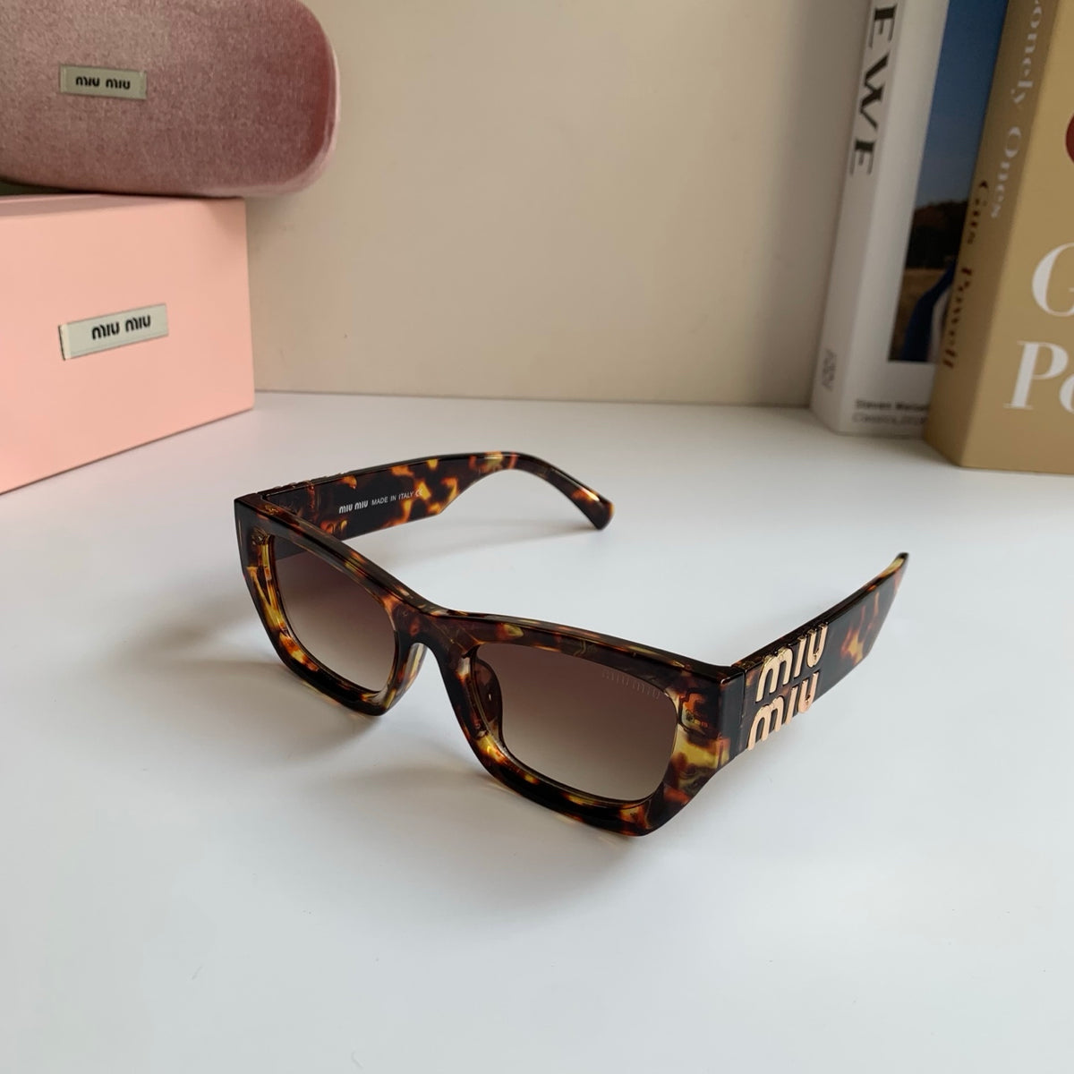 Miu Miu Square Red Lens Sunglasses for Men & Women - 416257 - detail image 2