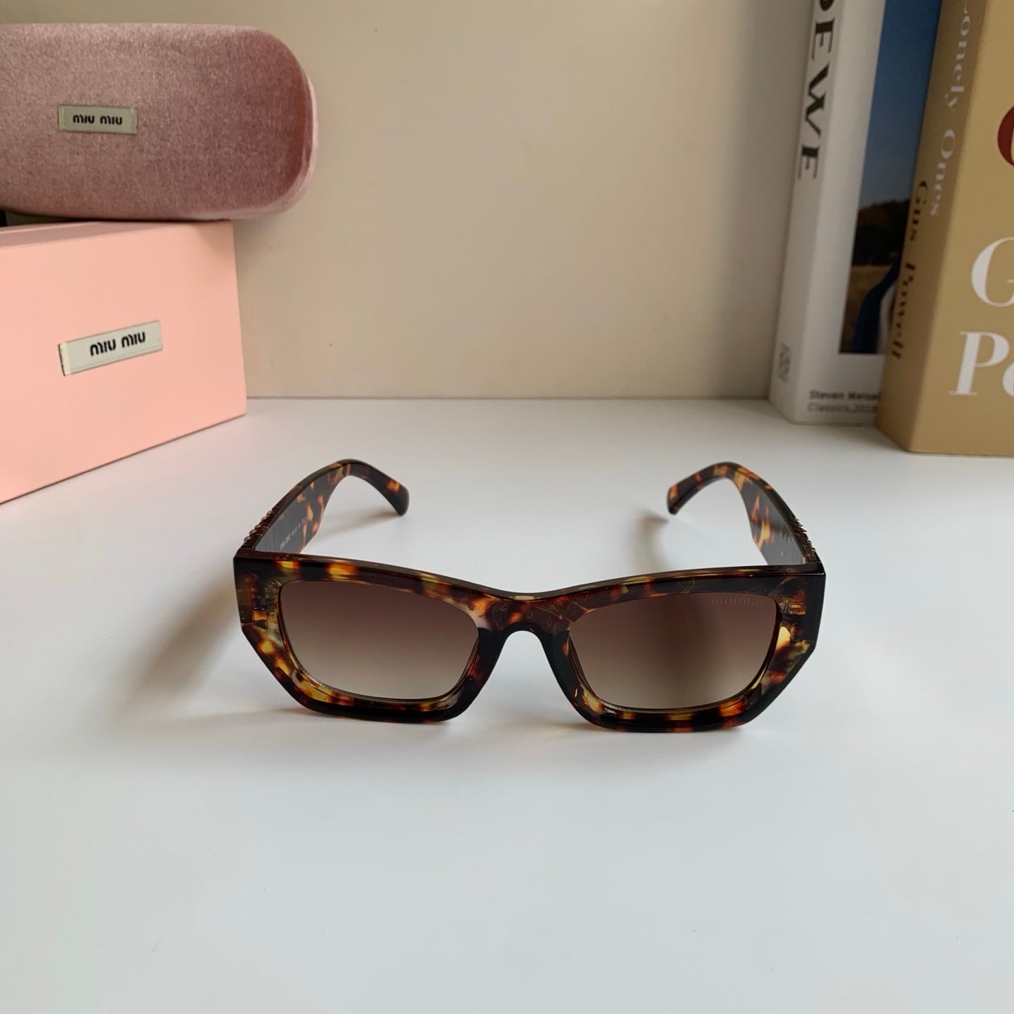 Miu Miu Square Red Lens Sunglasses for Men & Women - 416257 - detail image 3