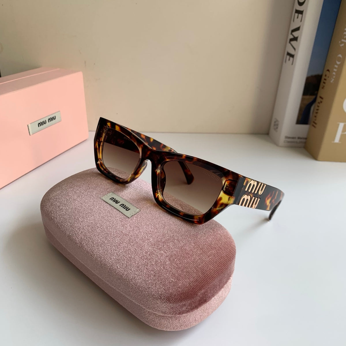 Miu Miu Square Red Lens Sunglasses for Men & Women - 416257 - detail image 5