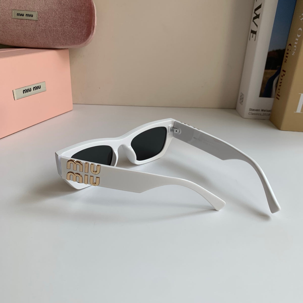 Miu Miu Square Red Lens Sunglasses for Men & Women - 416258 - detail image 6