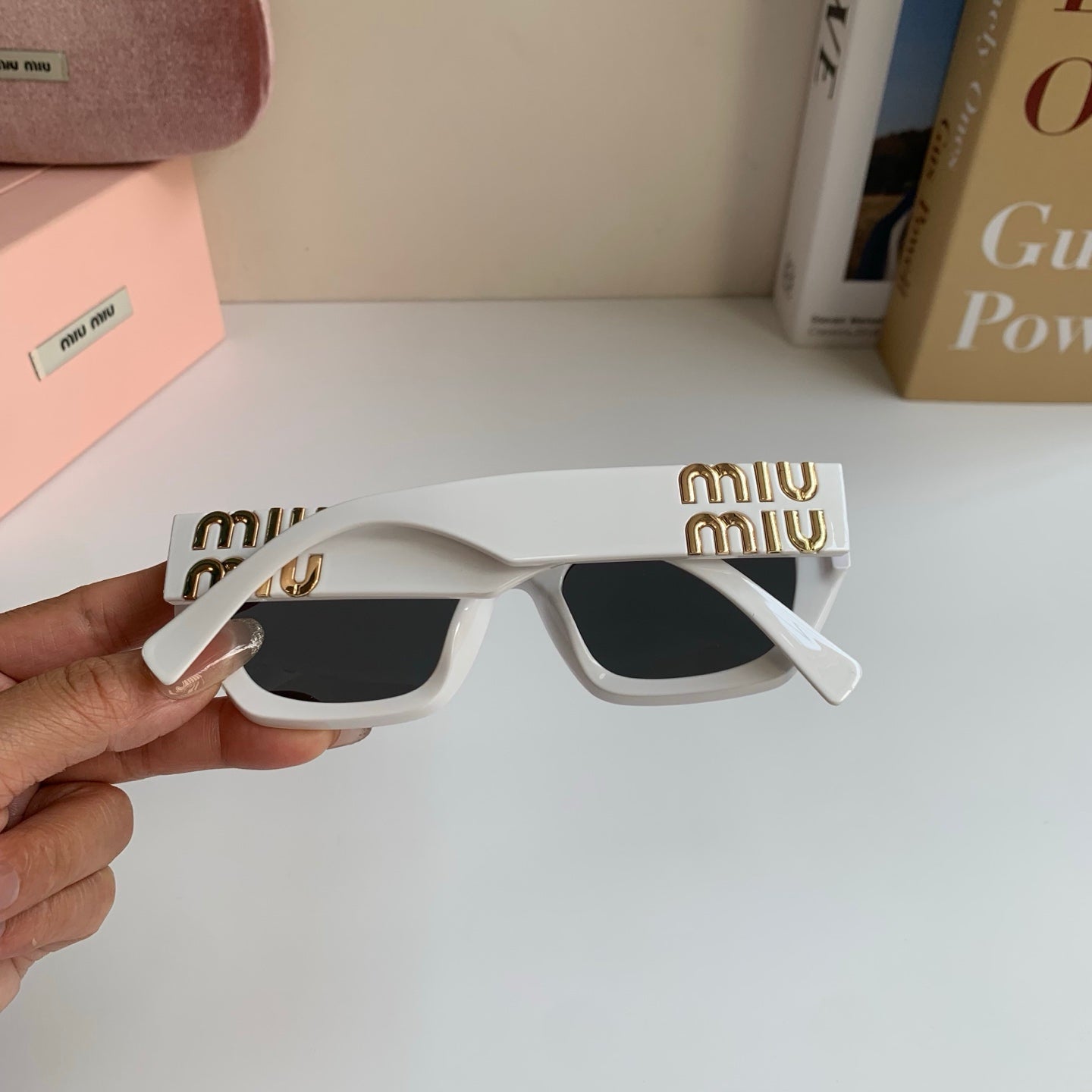 Miu Miu Square Red Lens Sunglasses for Men & Women - 487730 - detail image 8