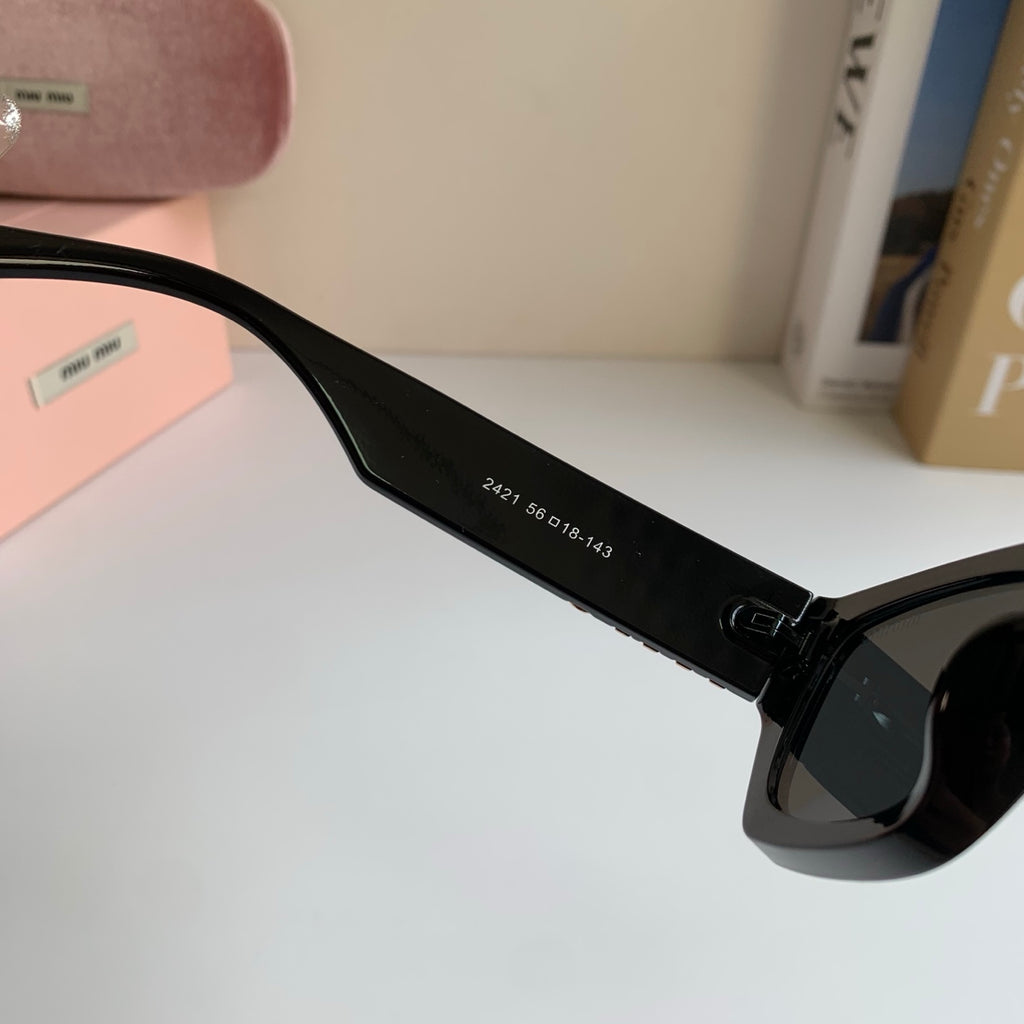 Miu Miu Square Gold Lens Sunglasses for Men & Women - 416260 - detail image 6