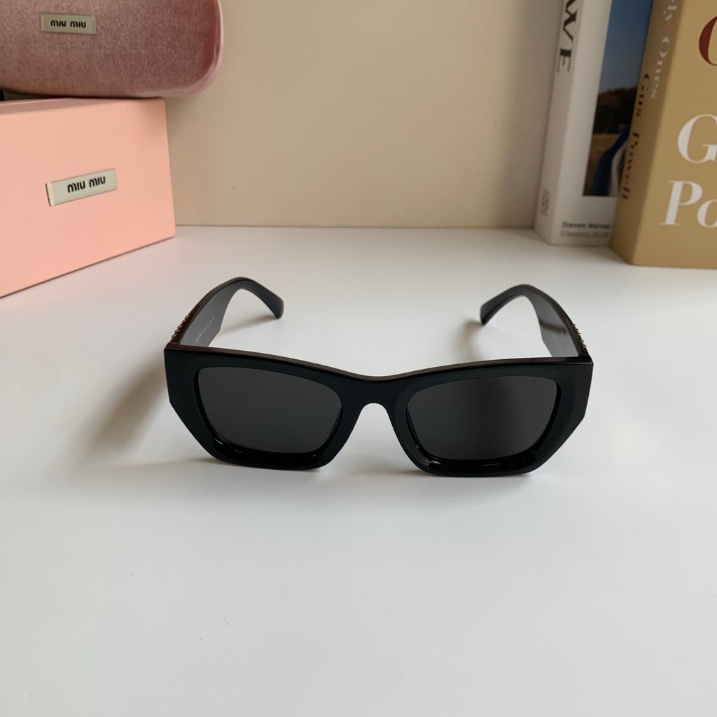 Miu Miu Square Gold Lens Sunglasses for Men & Women - 416260 - detail image 3