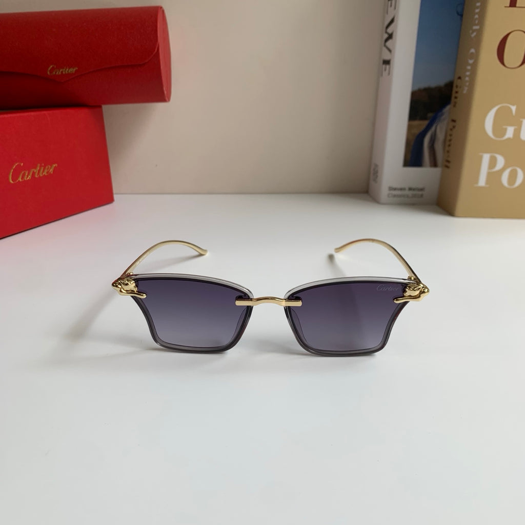 Cartier Lightweight Rimless Silver Lens Sunglasses for Men & Women - 487395 - detail image 5