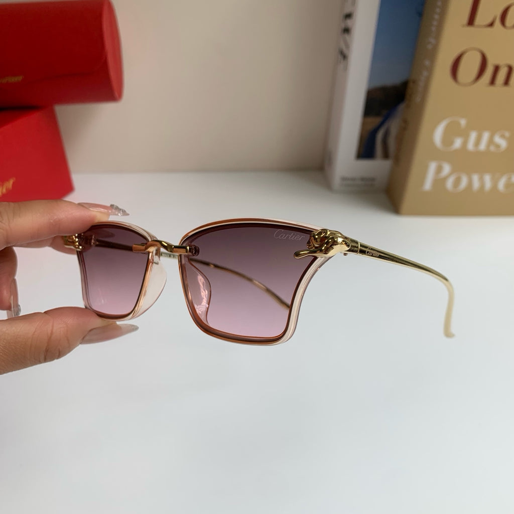 Cartier Lightweight Rimless Silver Lens Sunglasses for Men & Women - 487396 - detail image 7