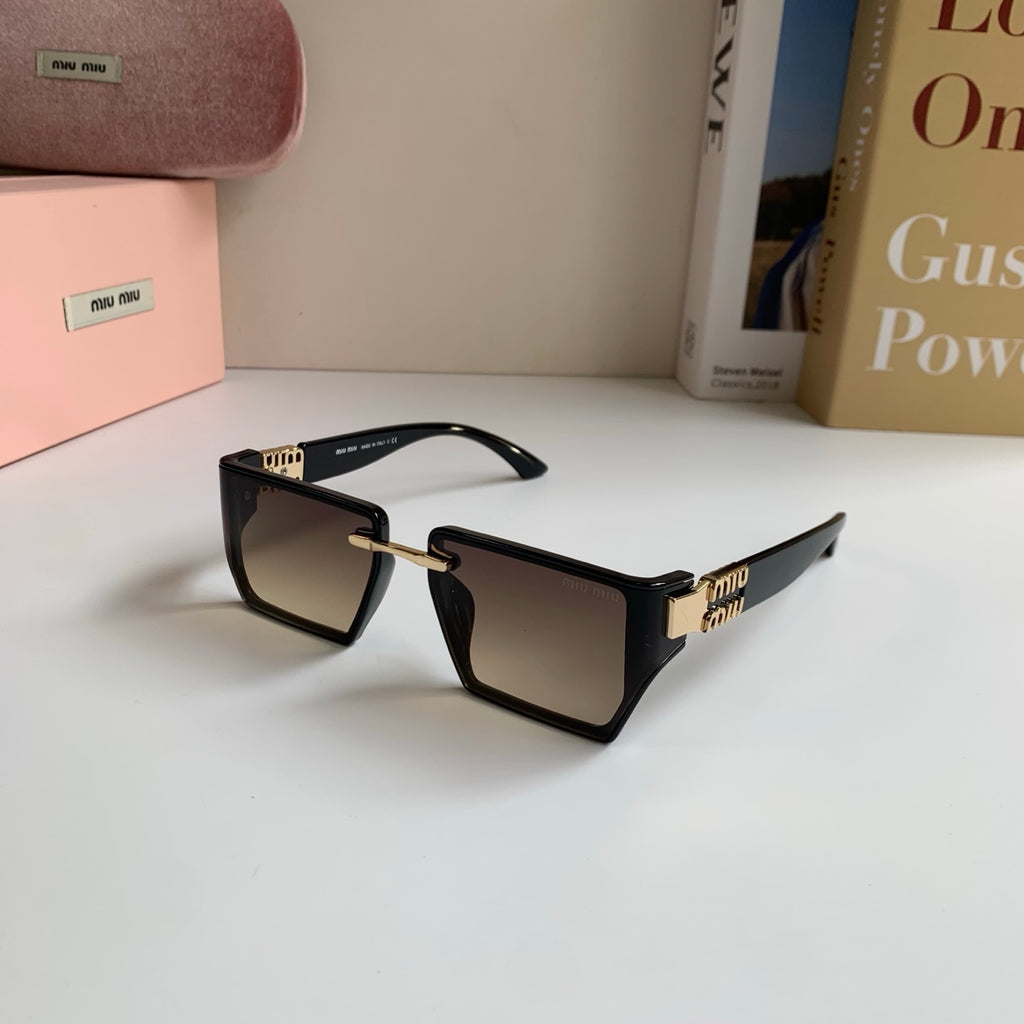 Miu Miu Square Silver Lens Sunglasses for Men & Women - 416204 - detail image 2