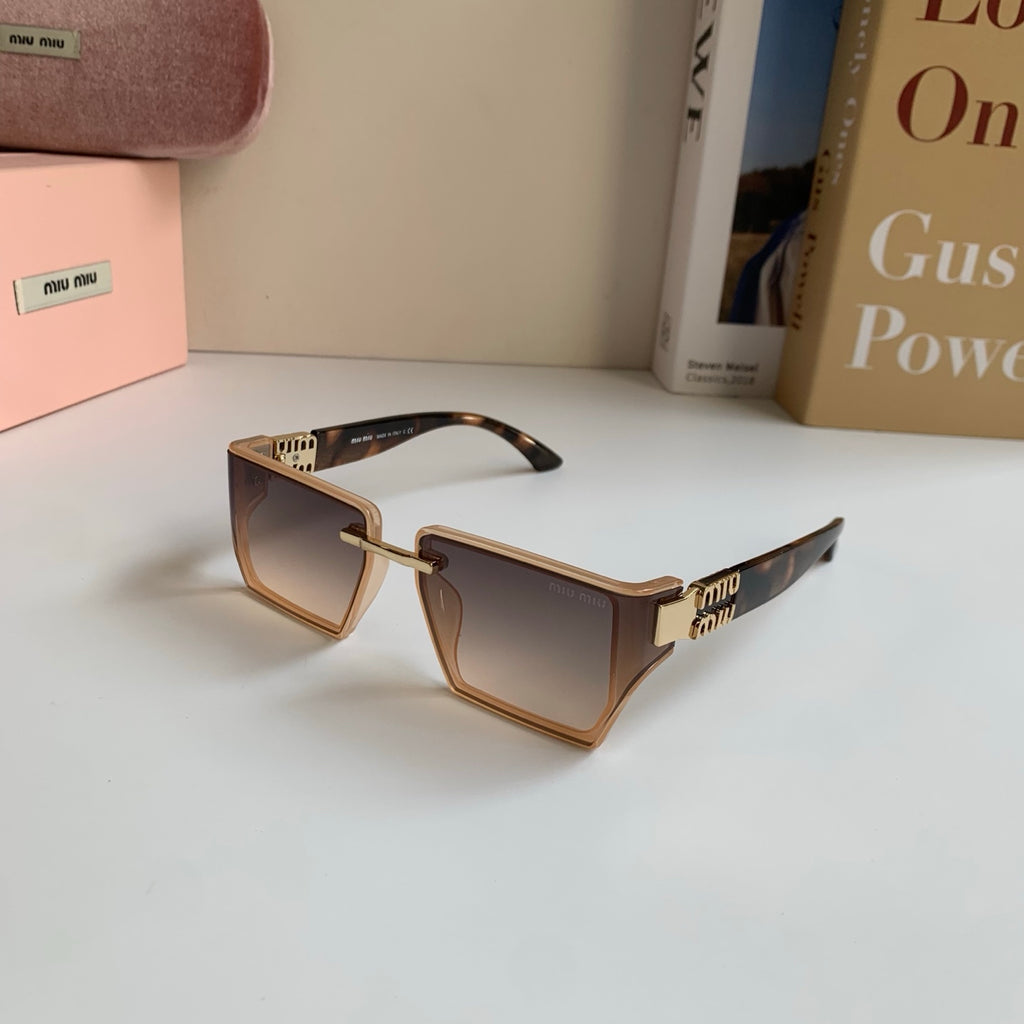 Miu Miu Square Silver Lens Sunglasses for Men & Women - 416206 - detail image 2