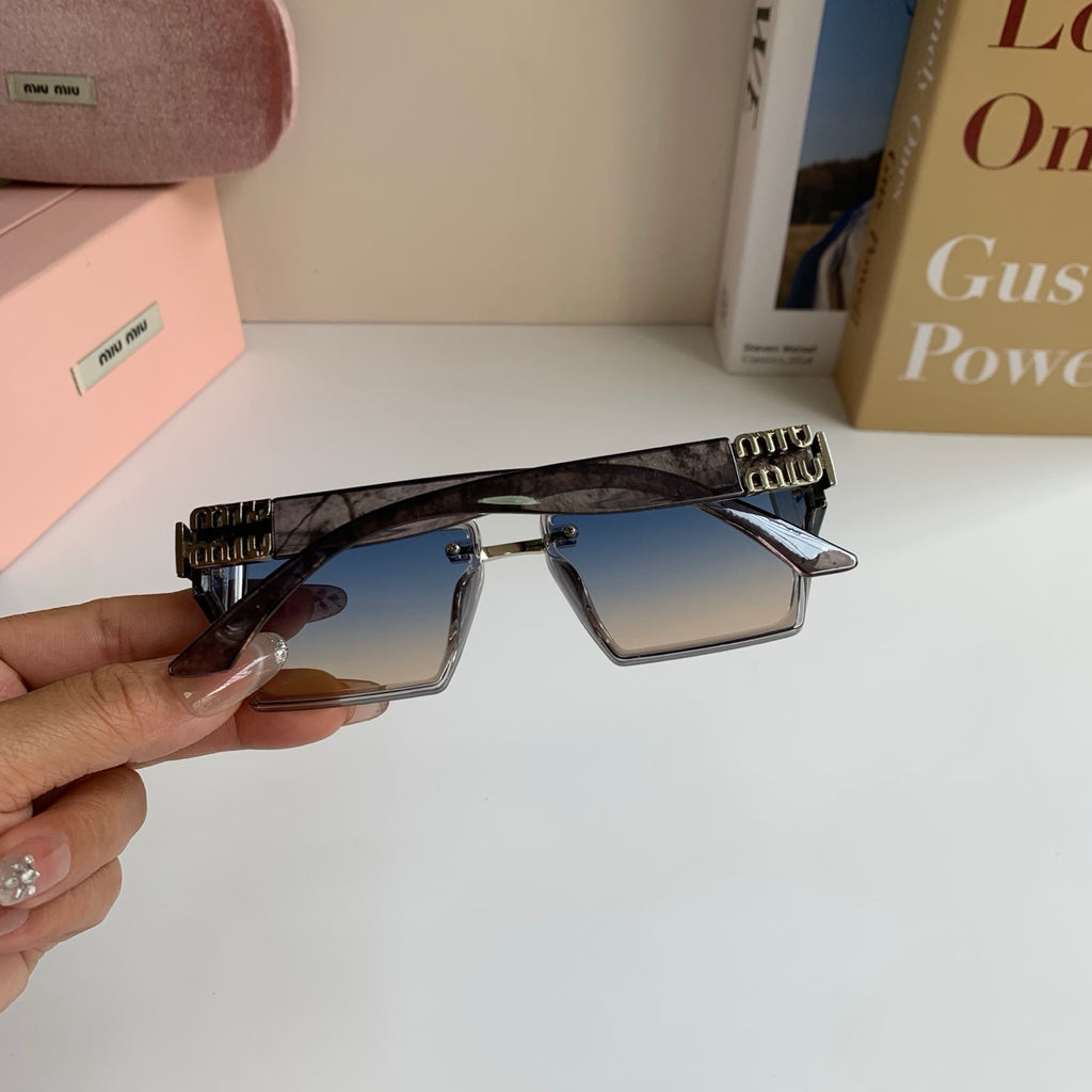 Miu Miu Square Silver Lens Sunglasses for Men & Women - 416207 - detail image 7