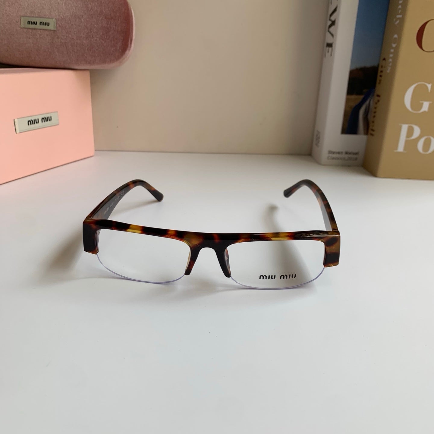Miu Miu Square Silver Lens Sunglasses for Men & Women - 416202 - detail image 3
