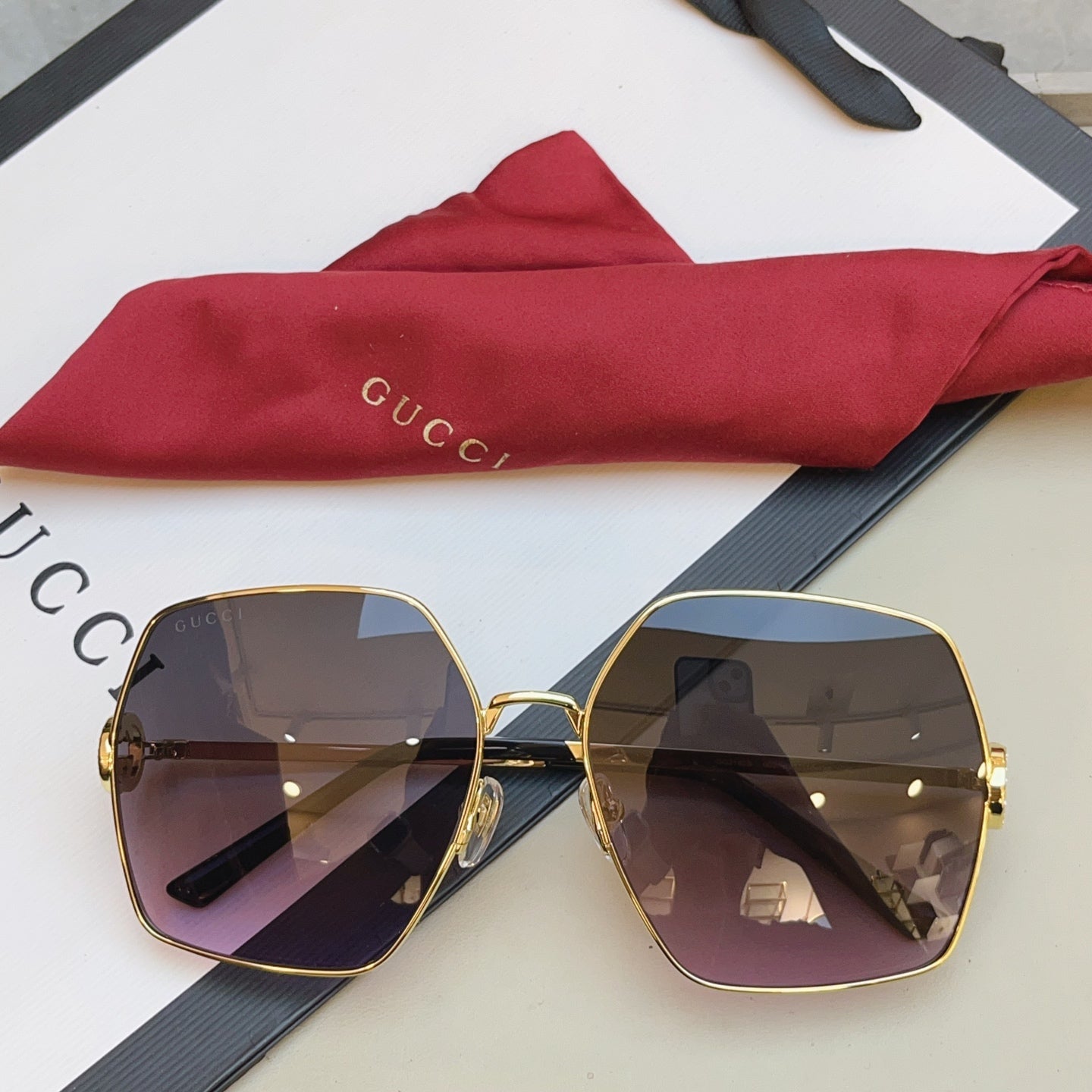 Gucci GG2163S Fashion Brown Lens Sunglasses for Men & Women - 431372 - detail image 3