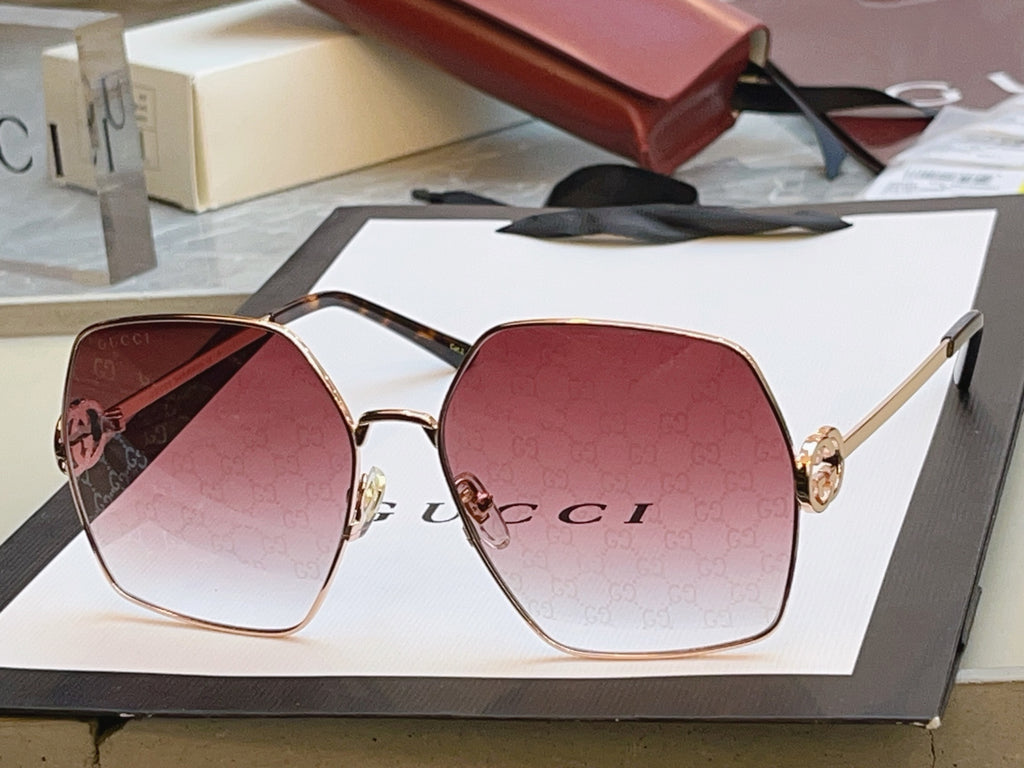 Gucci GG2163S Fashion Gray Lens Sunglasses for Men & Women - detail image 3