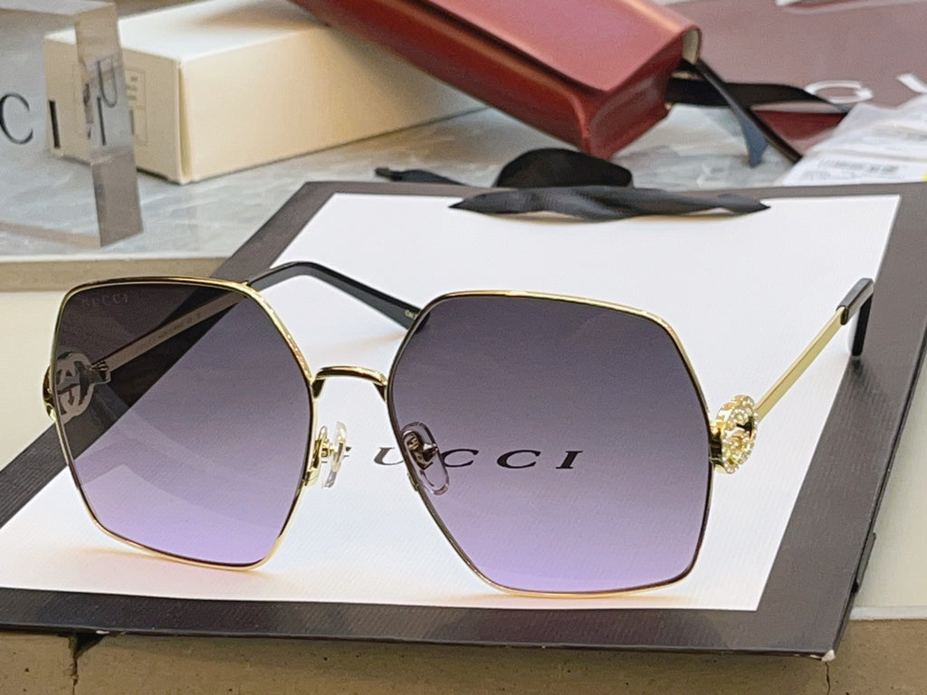 Gucci GG2163S Fashion Gray Lens Sunglasses for Men & Women - detail image 2