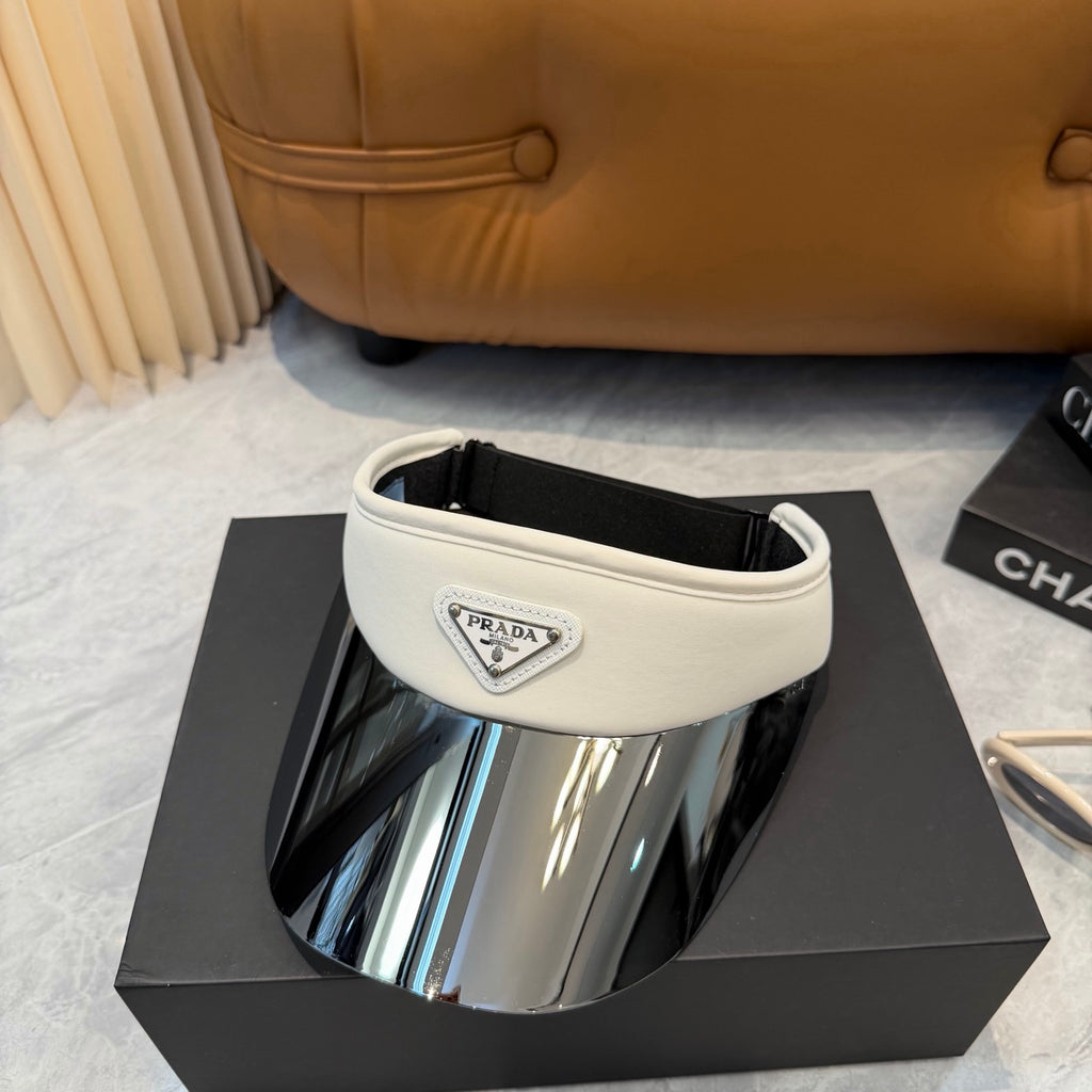 Prada Blue-Light Fashion Black Sun Visor for Men & Women - 432101 - detail image 7