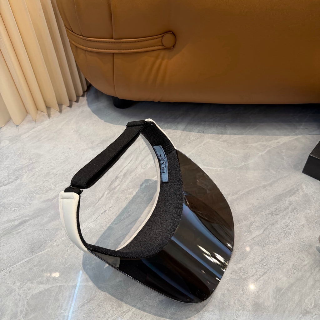 Prada Blue-Light Fashion Black Sun Visor for Men & Women - 432101 - detail image 3