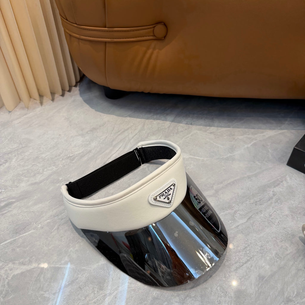 Prada Blue-Light Fashion Black Sun Visor for Men & Women - 432101 - detail image 6