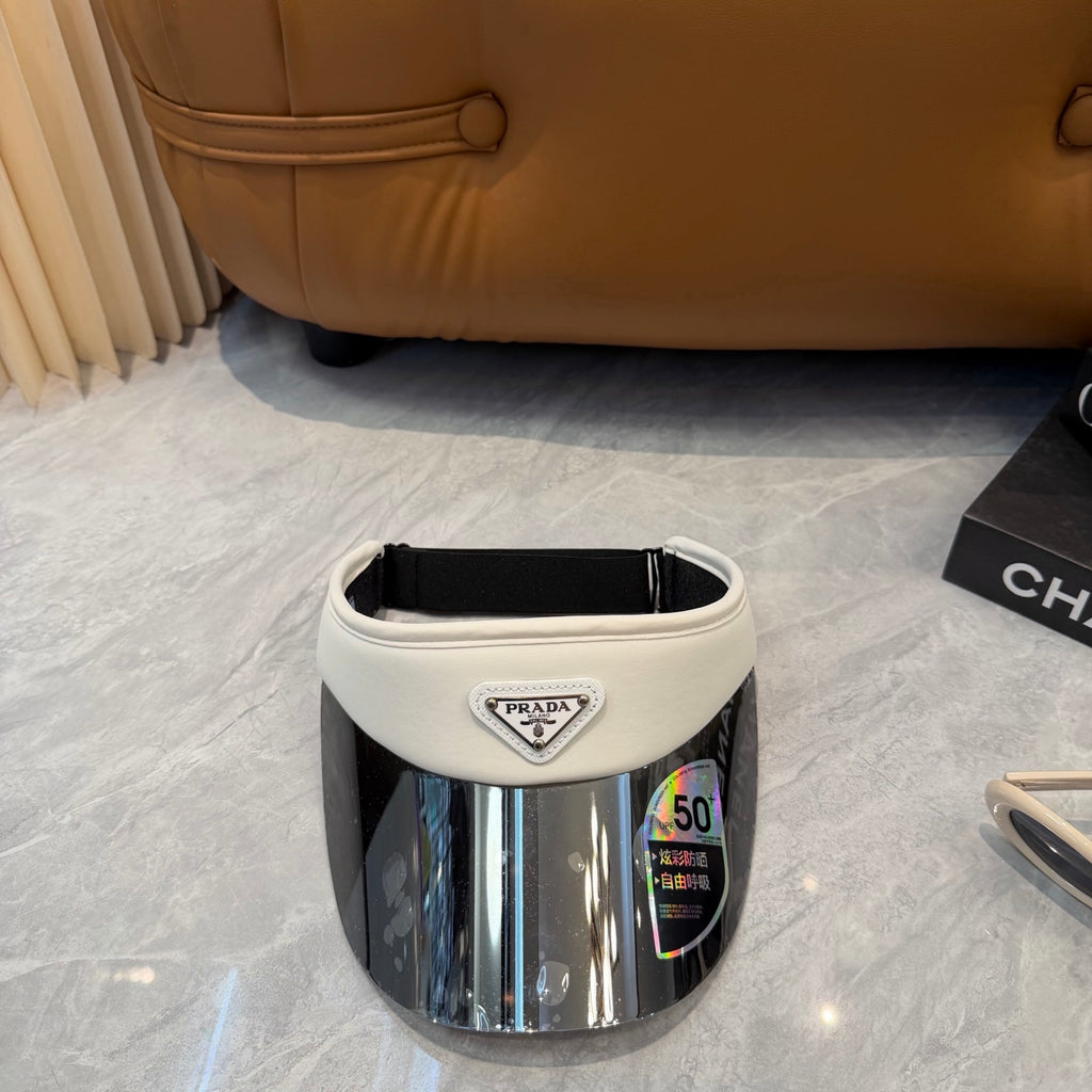 Prada Blue-Light Fashion Black Sun Visor for Men & Women - 432101 - detail image 4