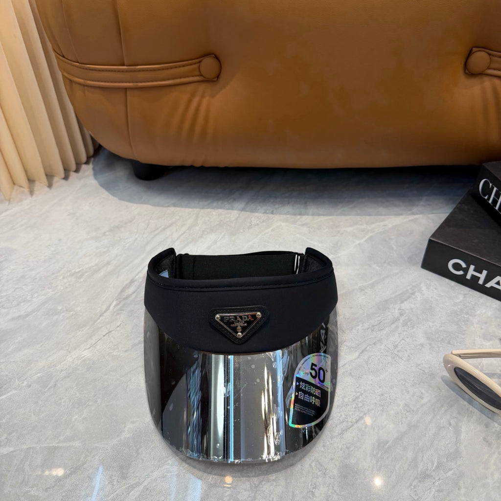 Prada Blue-Light Fashion Black Sun Visor for Men & Women - 432102 - detail image 6