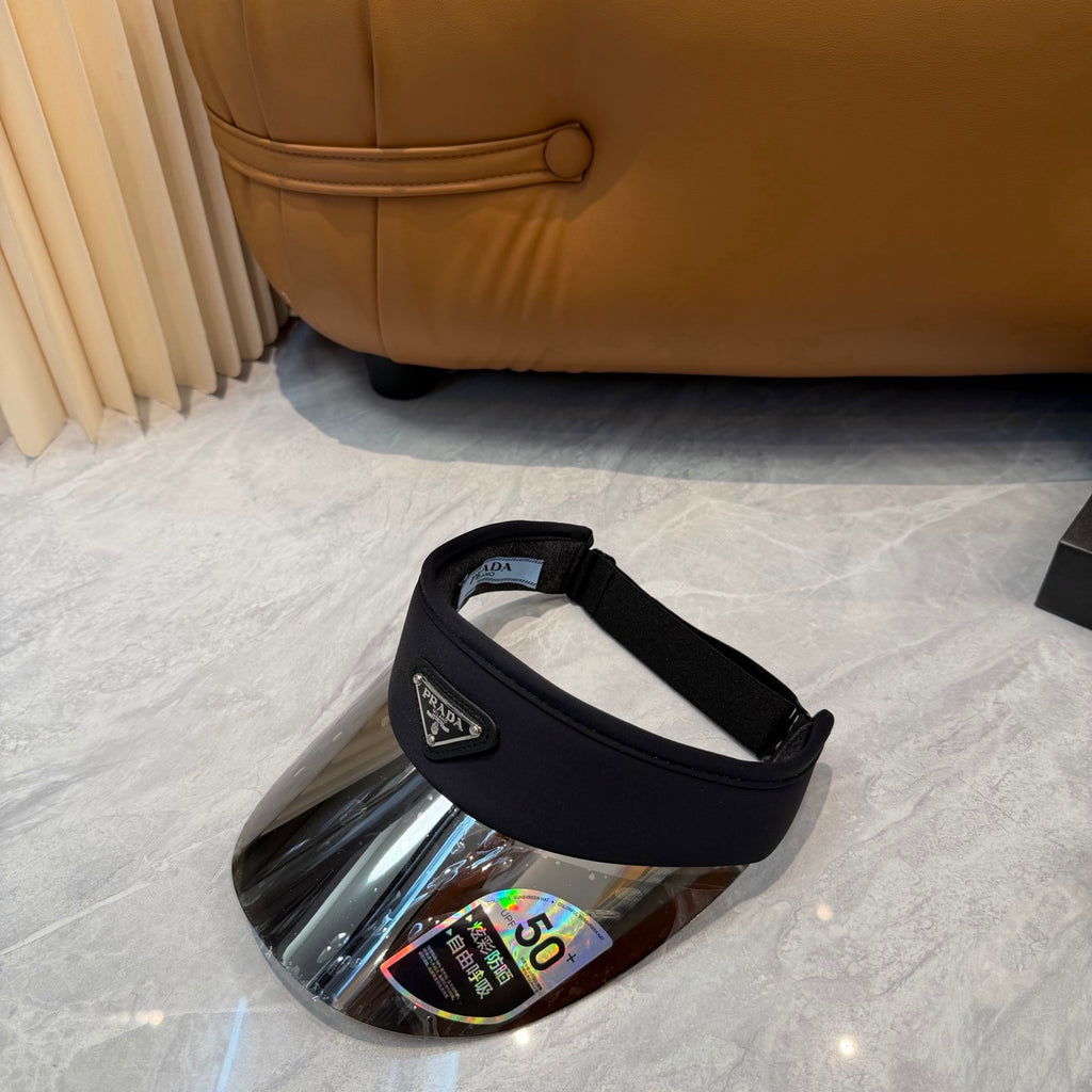 Prada Blue-Light Fashion Black Sun Visor for Men & Women - 432102 - detail image 5