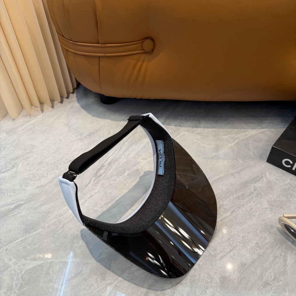 Prada Blue-Light Fashion Black Sun Visor for Men & Women - 432103 - detail image 2