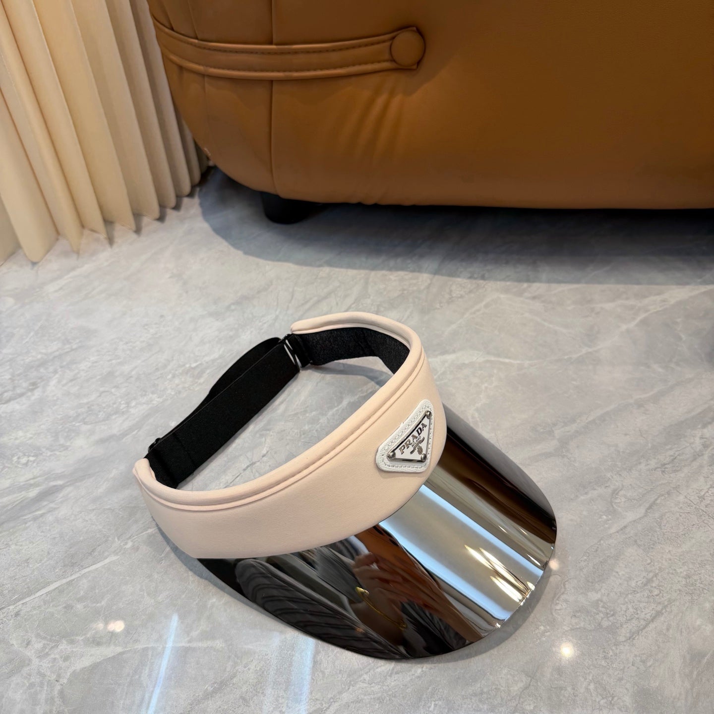 Prada Blue-Light Fashion Black Sun Visor for Men & Women - 432104 - detail image 6