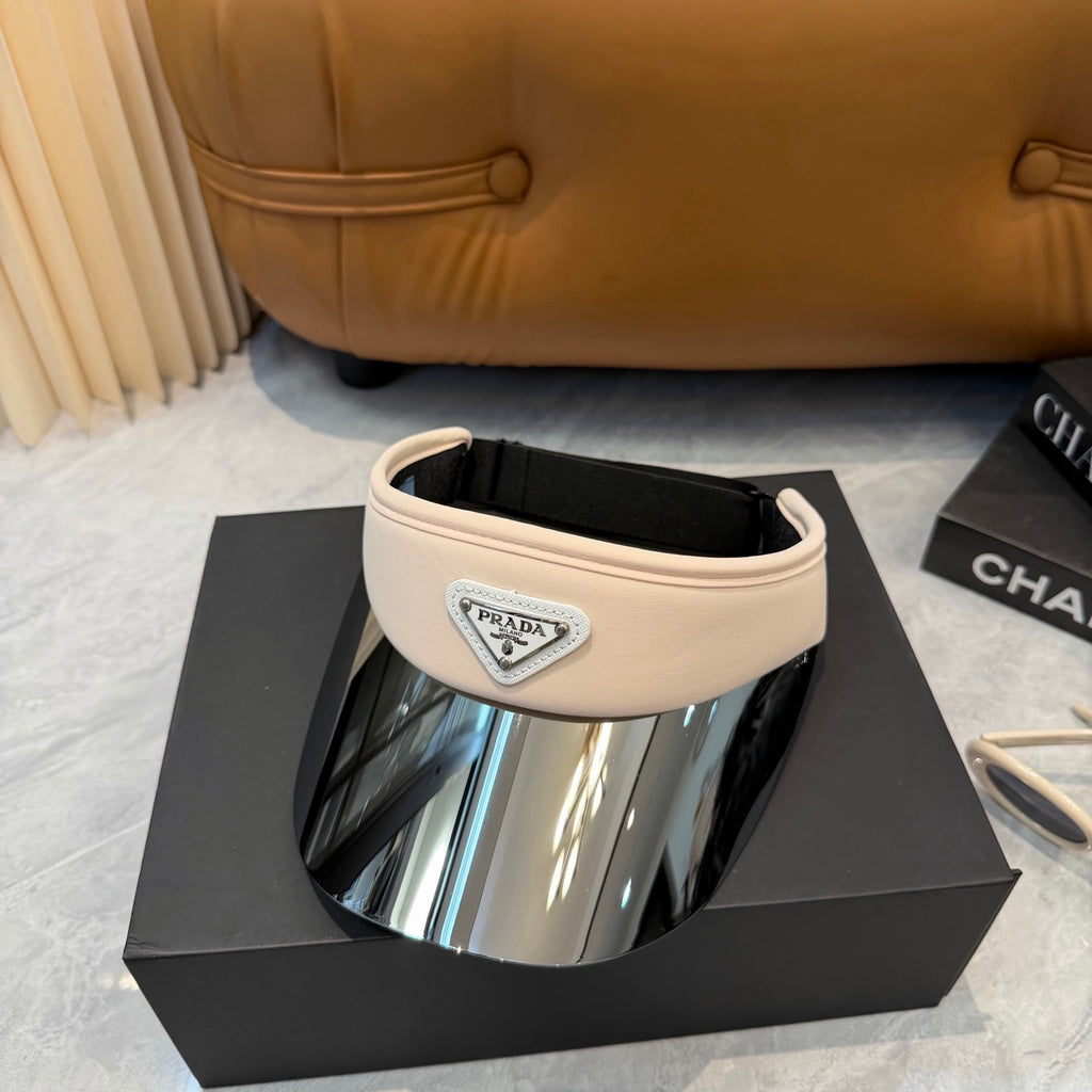 Prada Blue-Light Fashion Black Sun Visor for Men & Women - 432104 - detail image 7