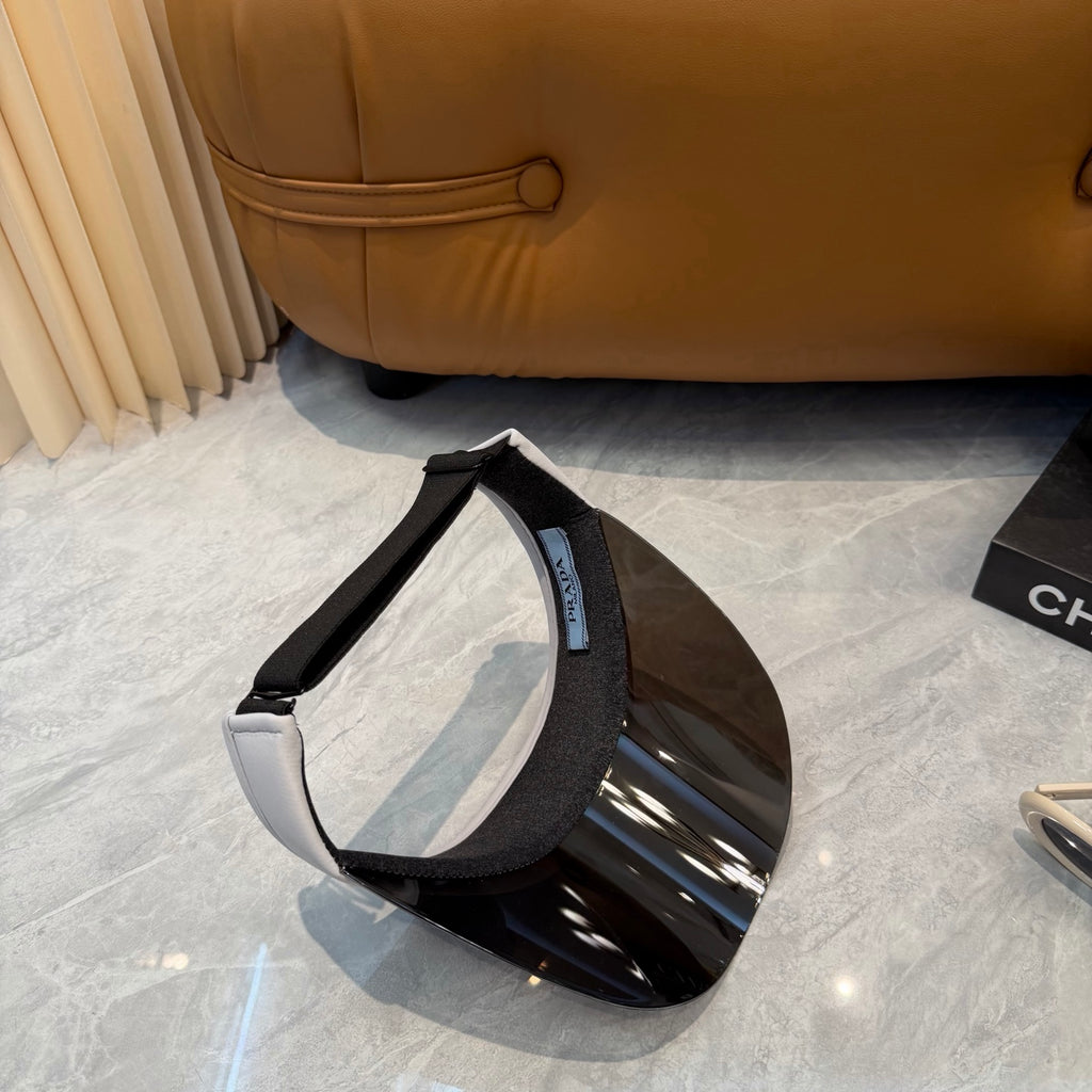 Prada Blue-Light Fashion Black Sun Visor for Men & Women - detail image 2
