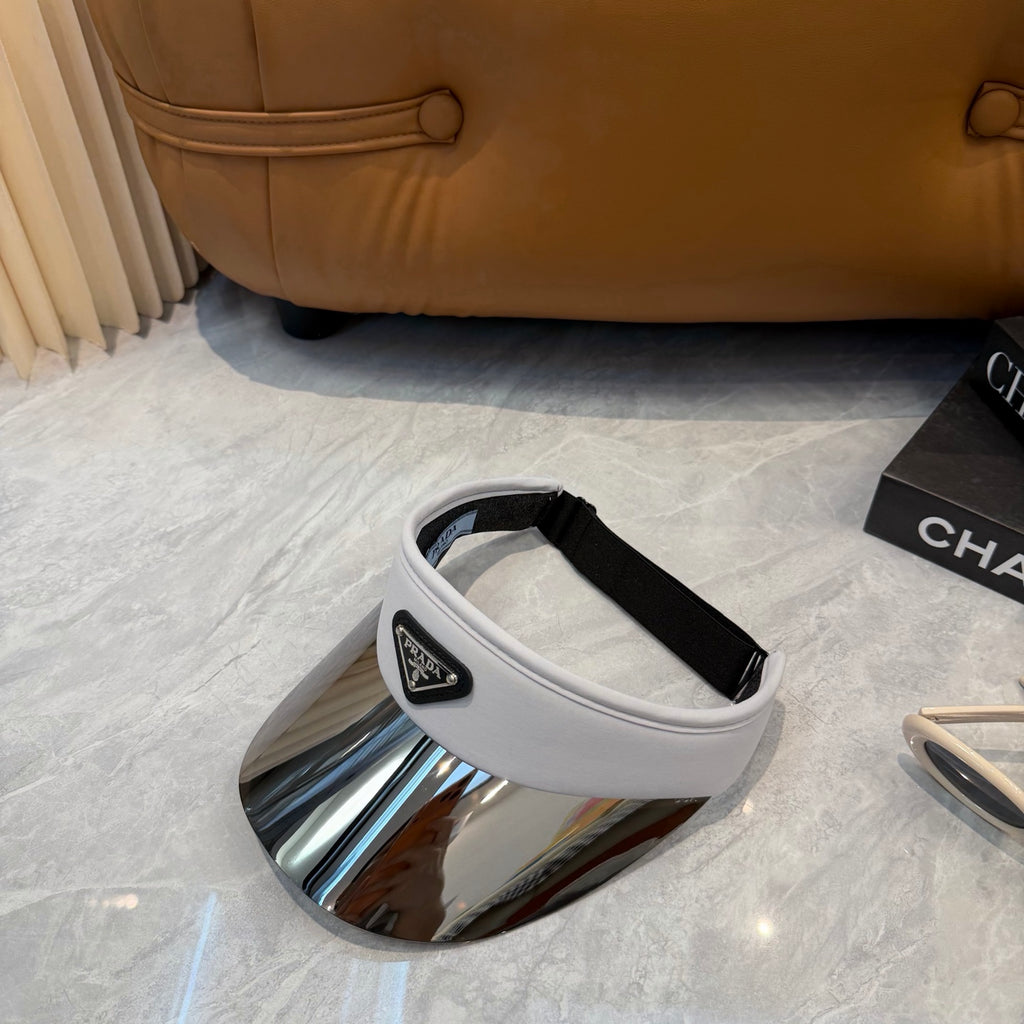 Prada Blue-Light Fashion Black Sun Visor for Men & Women - detail image 6