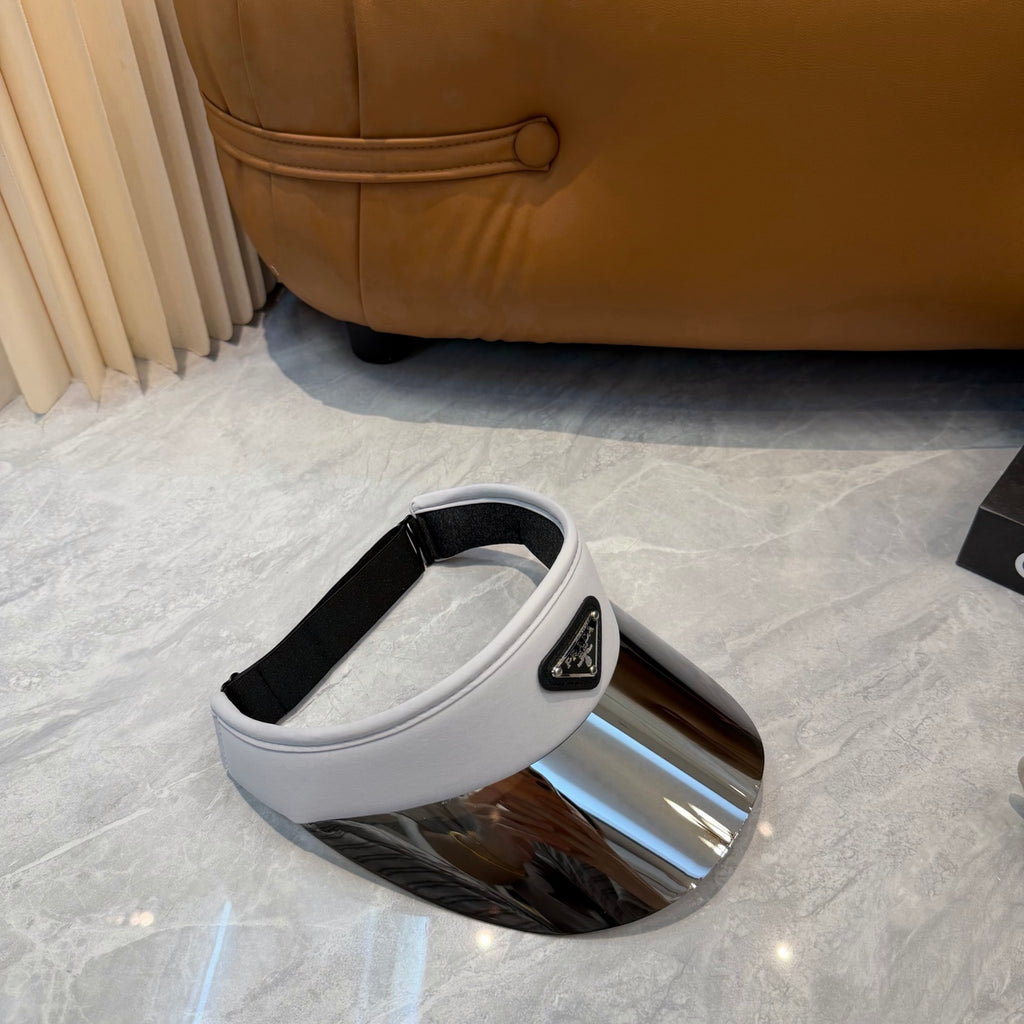 Prada Blue-Light Fashion Black Sun Visor for Men & Women - detail image 5