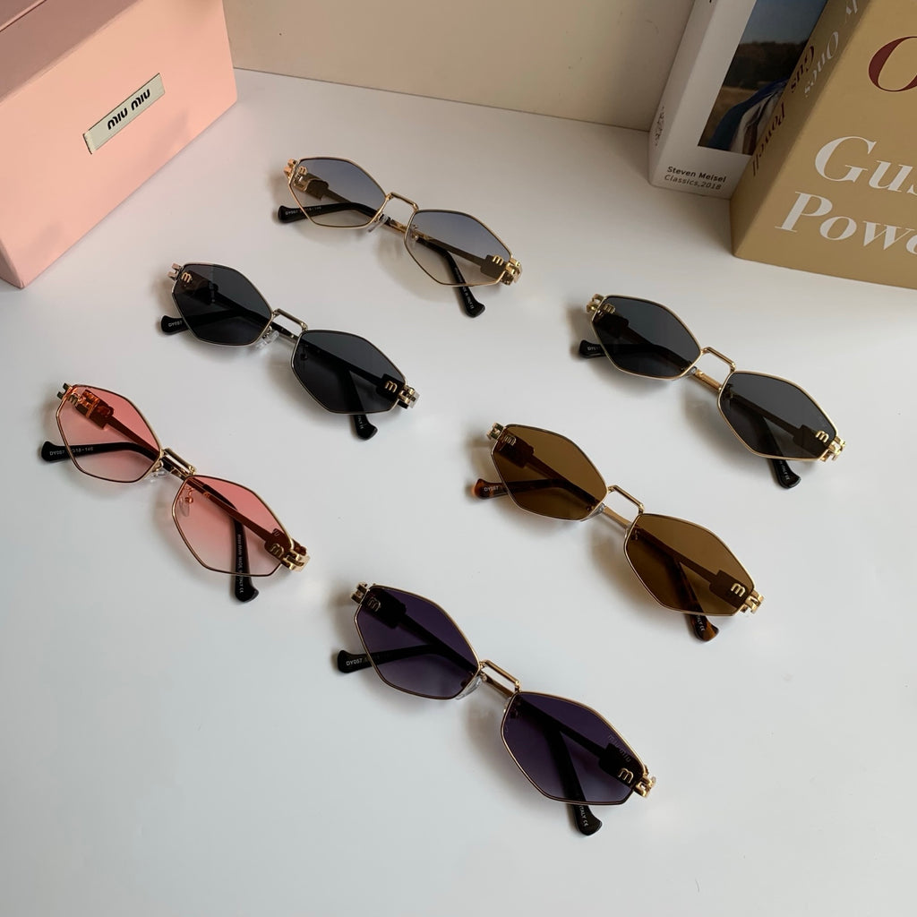 Miu Miu Metal Round Silver Lens Sunglasses for Men & Women - 432700 - detail image 9