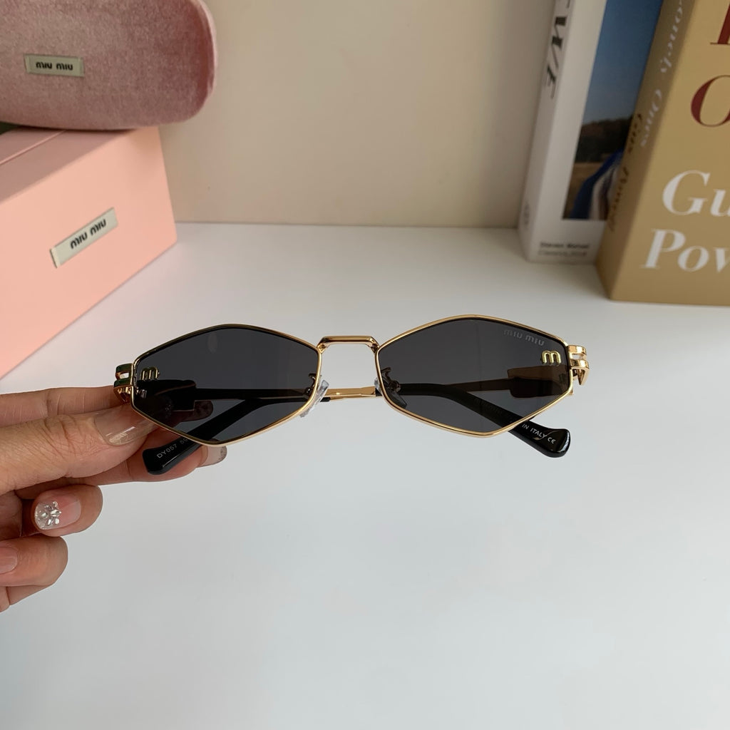 Miu Miu Metal Round Silver Lens Sunglasses for Men & Women - 432702 - detail image 3