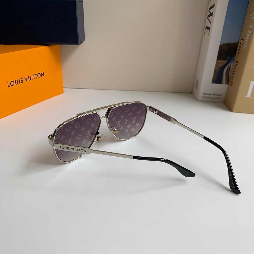 Louis Vuitton Metal Aviator Silver Lens Sunglasses for Men & Women - 431243 - detail image 6