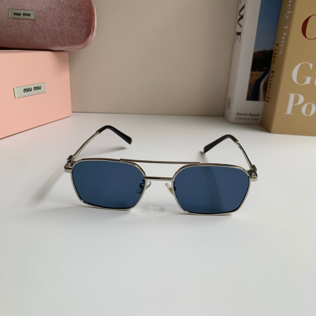 Miu Miu Metal Fashion Silver Lens Sunglasses for Men & Women - 432624 - detail image 3