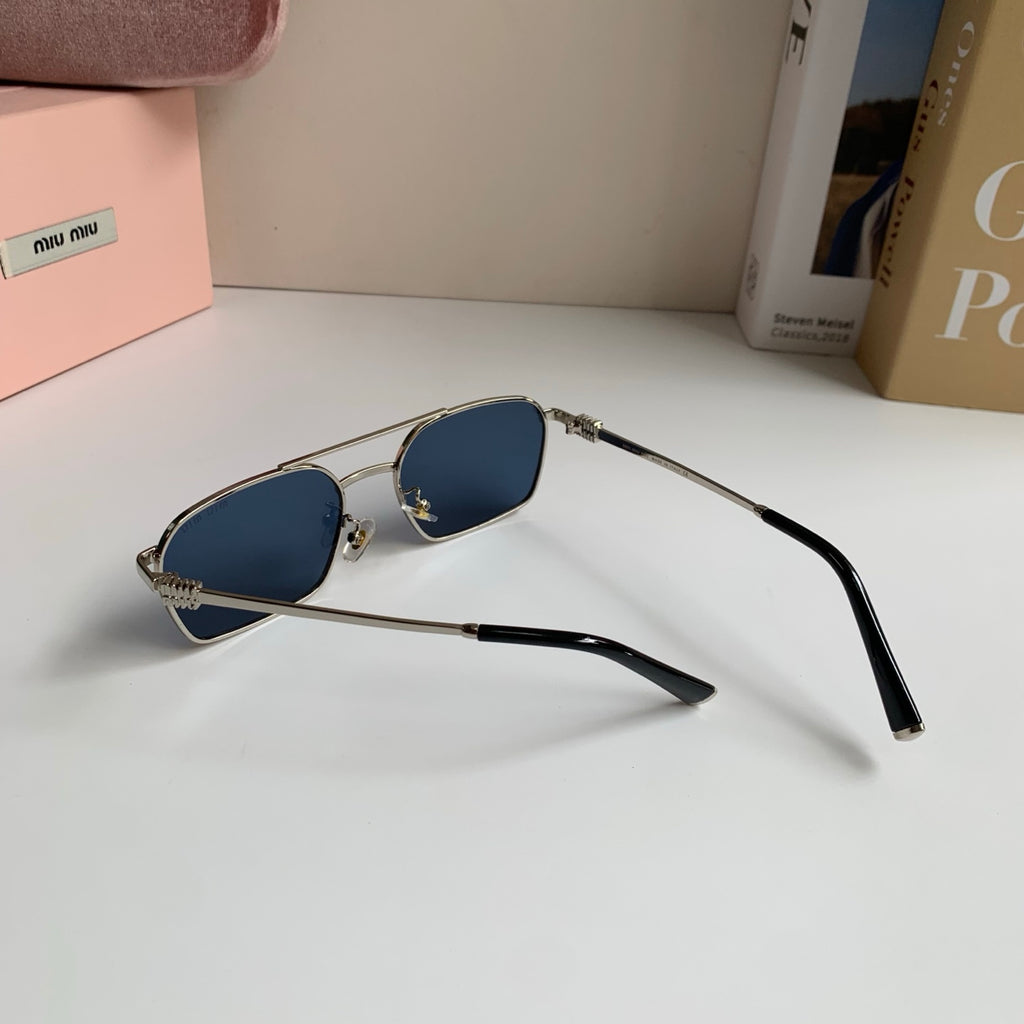 Miu Miu Metal Fashion Silver Lens Sunglasses for Men & Women - 432624 - detail image 7