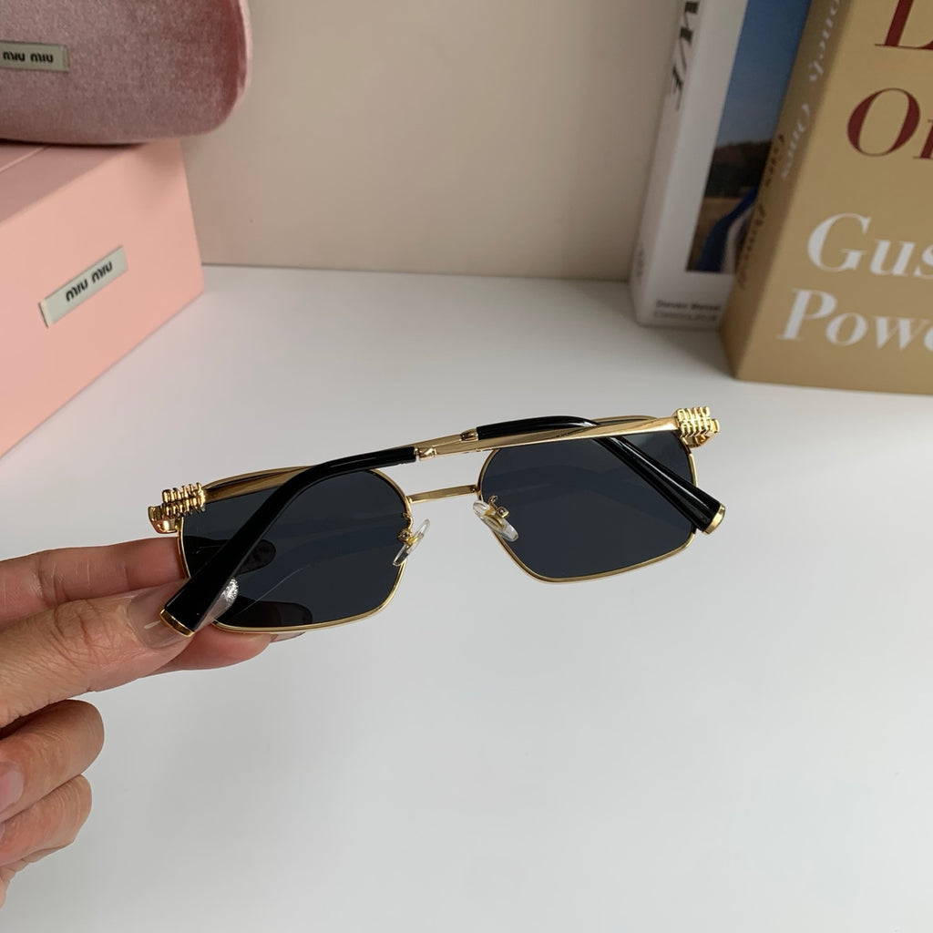 Miu Miu Metal Fashion Silver Lens Sunglasses for Men & Women - 432626 - detail image 9
