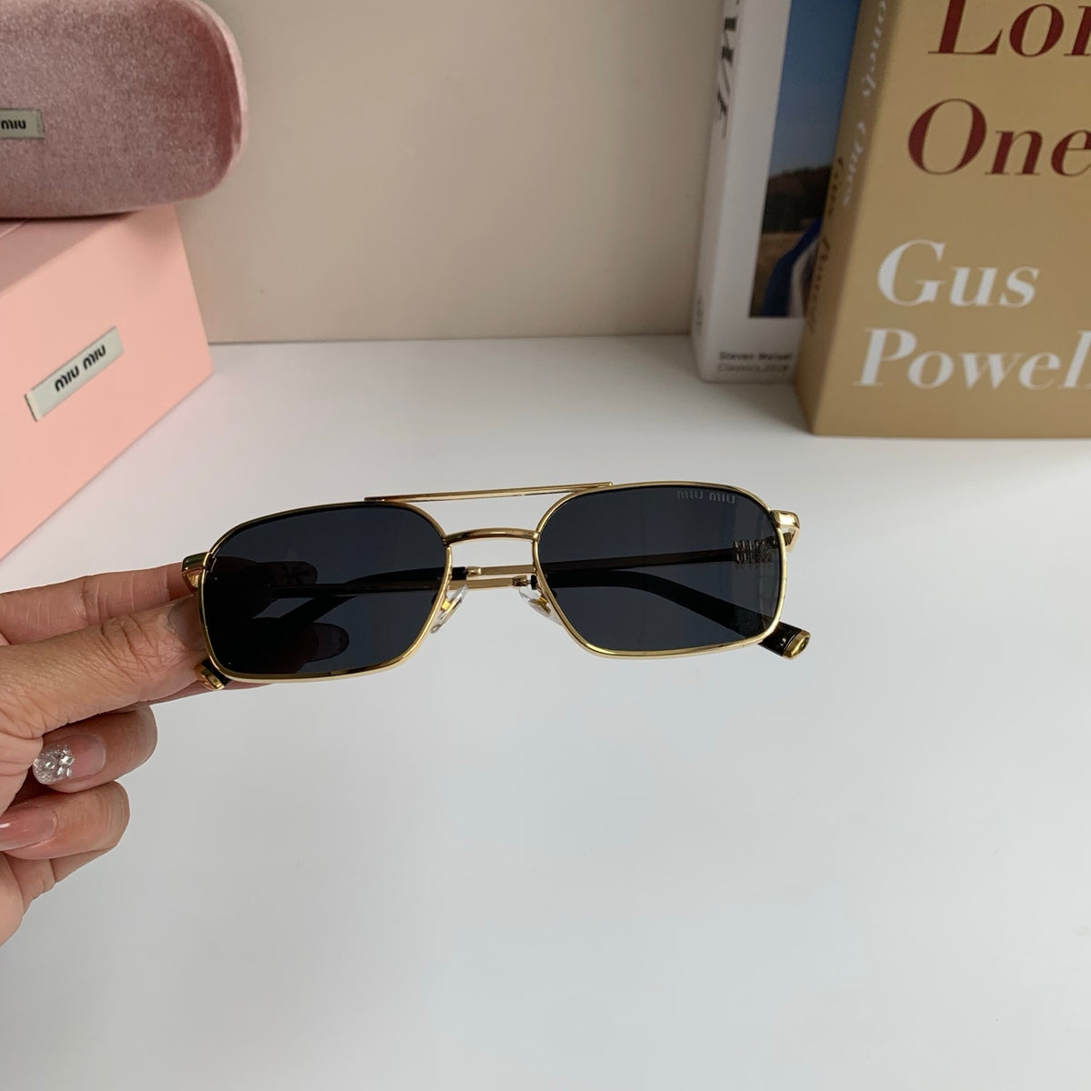 Miu Miu Metal Fashion Silver Lens Sunglasses for Men & Women - 432626 - detail image 3