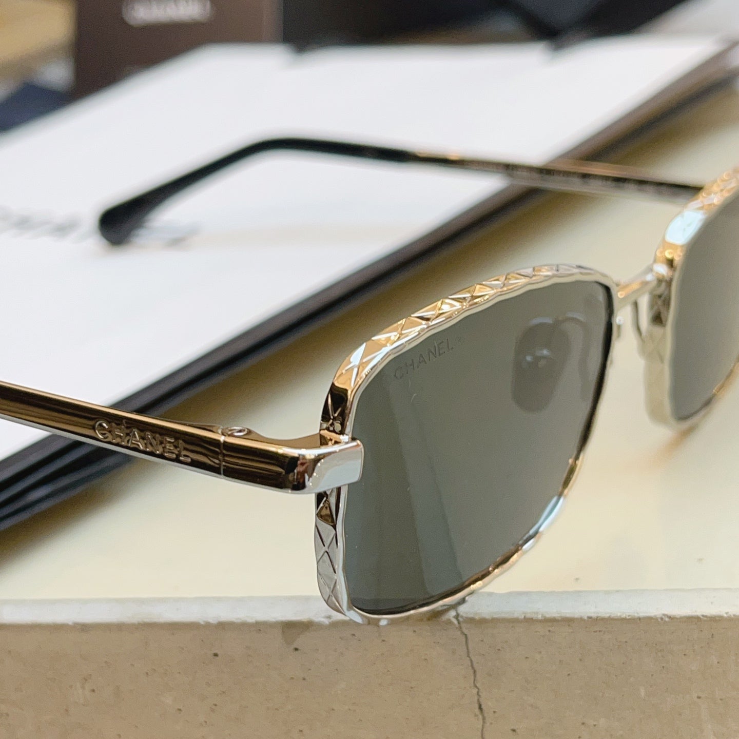 Chanel CH4295-S Fashion Black Lens Sunglasses for Men & Women